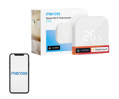 Sterowanie ogrzewaniem Meross Smart termostat WiFi MTS215MA(EU) (Matter)